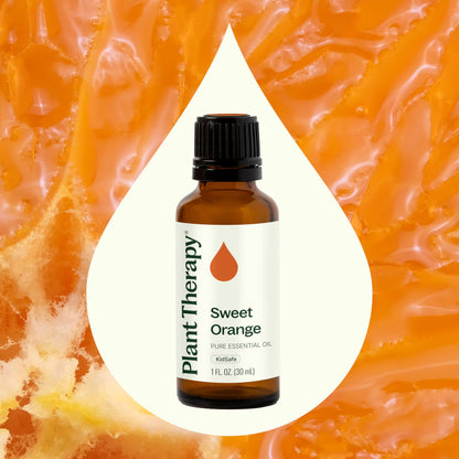 Plant Therapy Sweet Orange Essential Oil 30 mL | 100% Pure & Undiluted