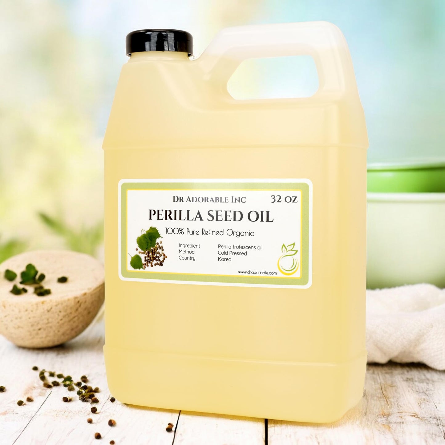 Dr Adorable - 32 oz - Perilla Seed Oil - 100% Pure Natural Organic Cold Pressed