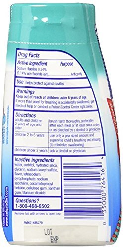 Colgate 2 in 1 Toothpaste Mouthwash Whitening Icy Blast 4.6 oz Tubes Pack of 6