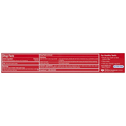 Colgate Baking Soda & Peroxide Toothpaste – Whitening, Brisk Mint, 2.5 oz (6 Pack)