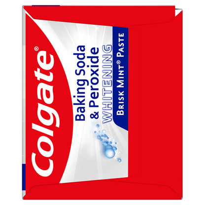 Colgate Baking Soda & Peroxide Toothpaste – Whitening, Brisk Mint, 2.5 oz (6 Pack)