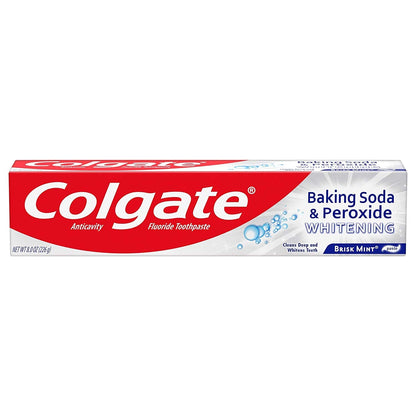 Colgate Baking Soda & Peroxide Whitening Bubbles Toothpaste - Brisk Mint, 8 oz