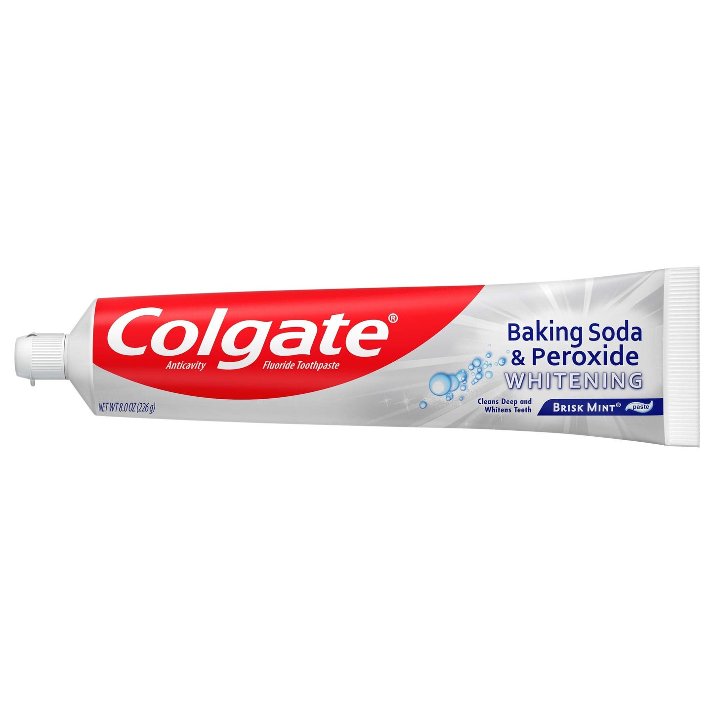 Colgate Baking Soda & Peroxide Whitening Bubbles Toothpaste - Brisk Mint, 8 oz