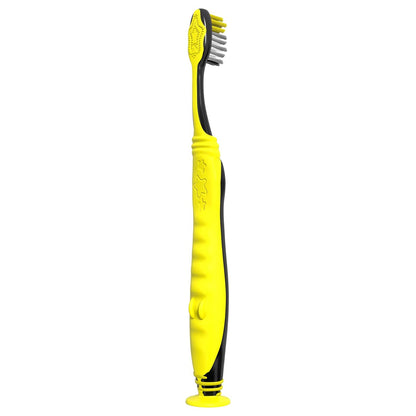 Colgate Batman Toothbrush for Kids 5+ – Extra Soft, Suction Cup, Pack of 2
