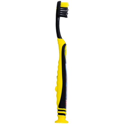 Colgate Batman Toothbrush for Kids 5+ – Extra Soft, Suction Cup, Pack of 2