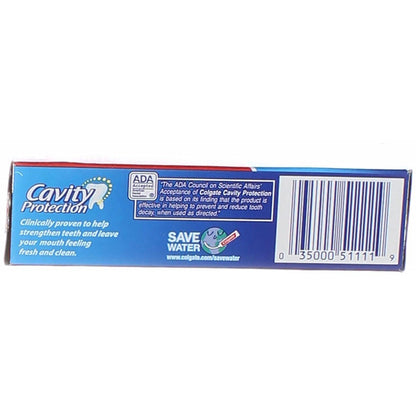 Colgate Cavity Protection Fluoride Toothpaste - Regular Flavor, Travel Size, 1 oz, Pack of 8