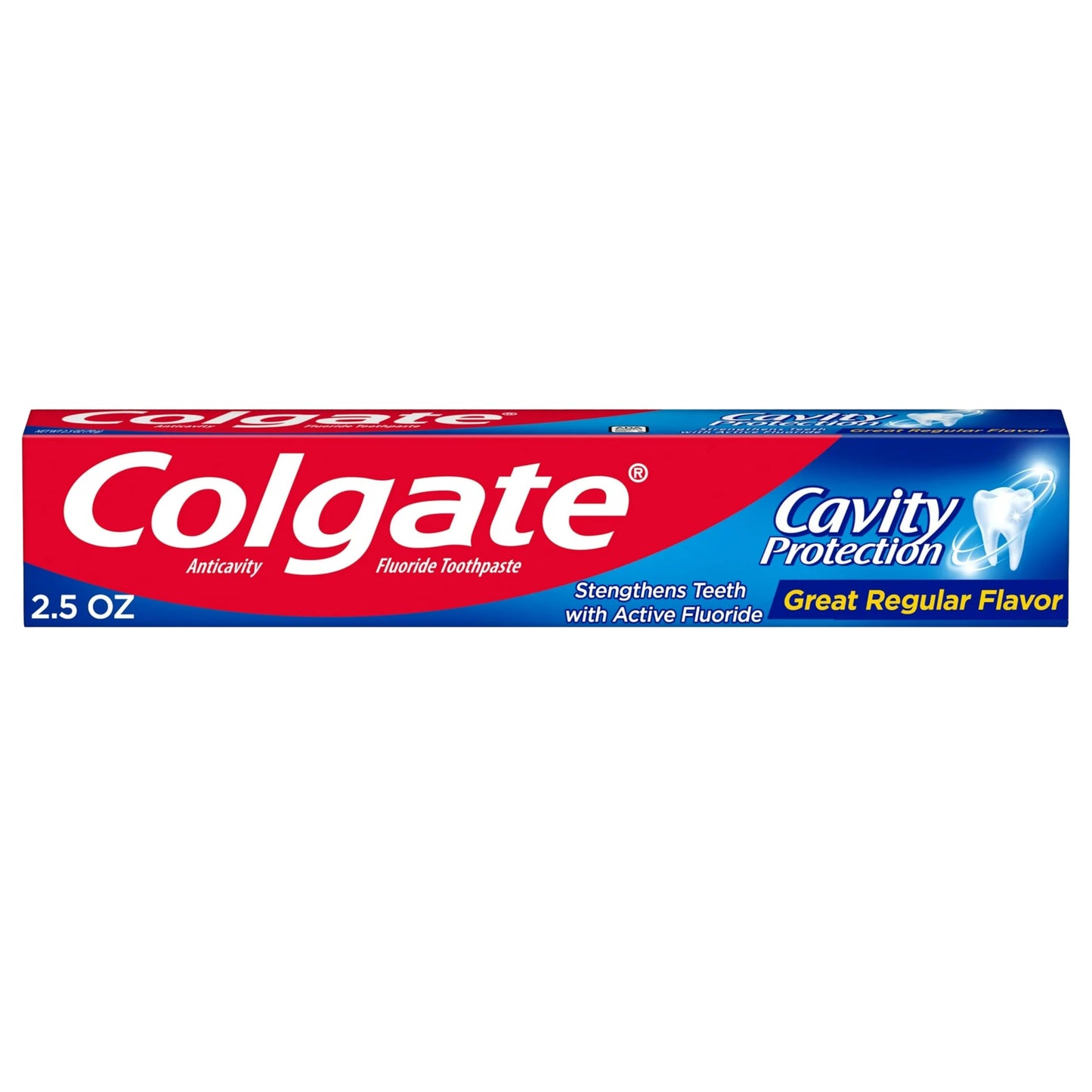 Colgate Cavity Protection Toothpaste with Fluoride - 2.5 ounce + 60% Free - 2 Pack