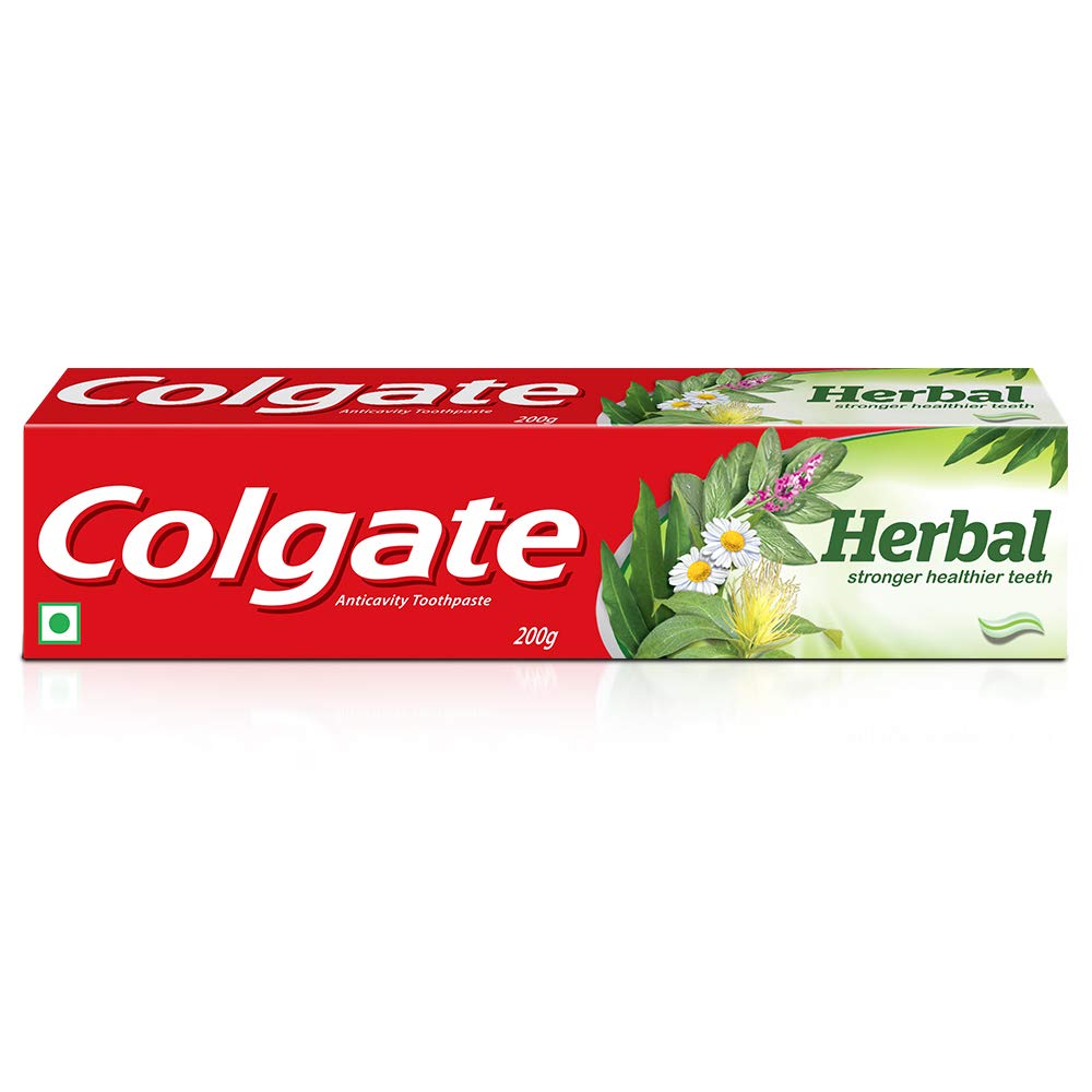 Colgate Herbal Toothpaste 7 oz – Natural Eucalyptus, Tea Tree & Chamomile