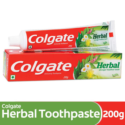 Colgate Herbal Toothpaste 7 oz – Natural Eucalyptus, Tea Tree & Chamomile