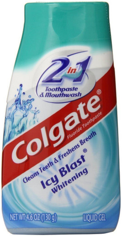 Colgate 2-in-1 Whitening Toothpaste Icy Blast – 5 Pack
