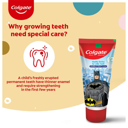 Colgate Kids Batman Glow in the Dark Toothpaste - 80 g