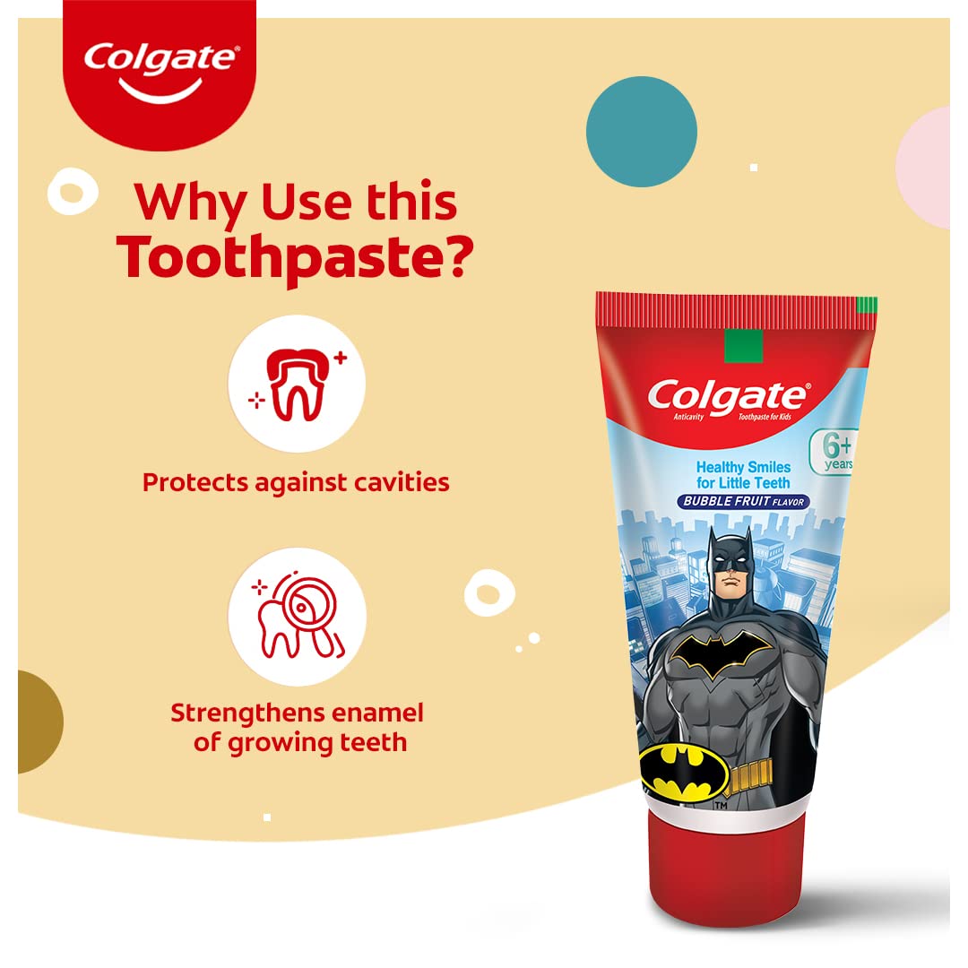 Colgate Kids Batman Glow in the Dark Toothpaste - 80 g
