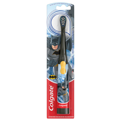 Colgate Kids Batman Battery-Powered Toothbrush - Extra Soft for Ages 3+