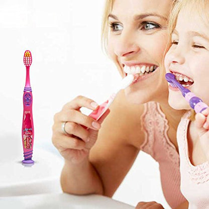 Colgate Kids Toothbrush Trolls - Extra Soft, Suction Cup, 4 Pack