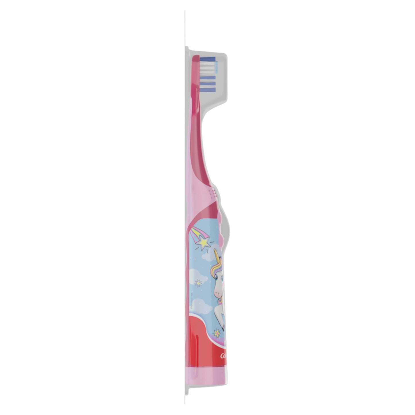 Colgate Kids Unicorn Battery Toothbrush – 3+ | Flat-Laying Handle