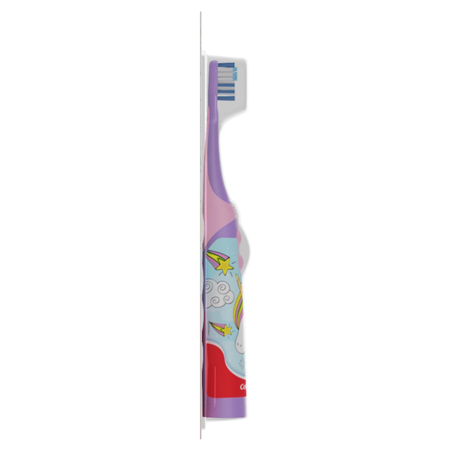 Colgate Kids Unicorn Battery Toothbrush – 3+ | Flat-Laying Handle