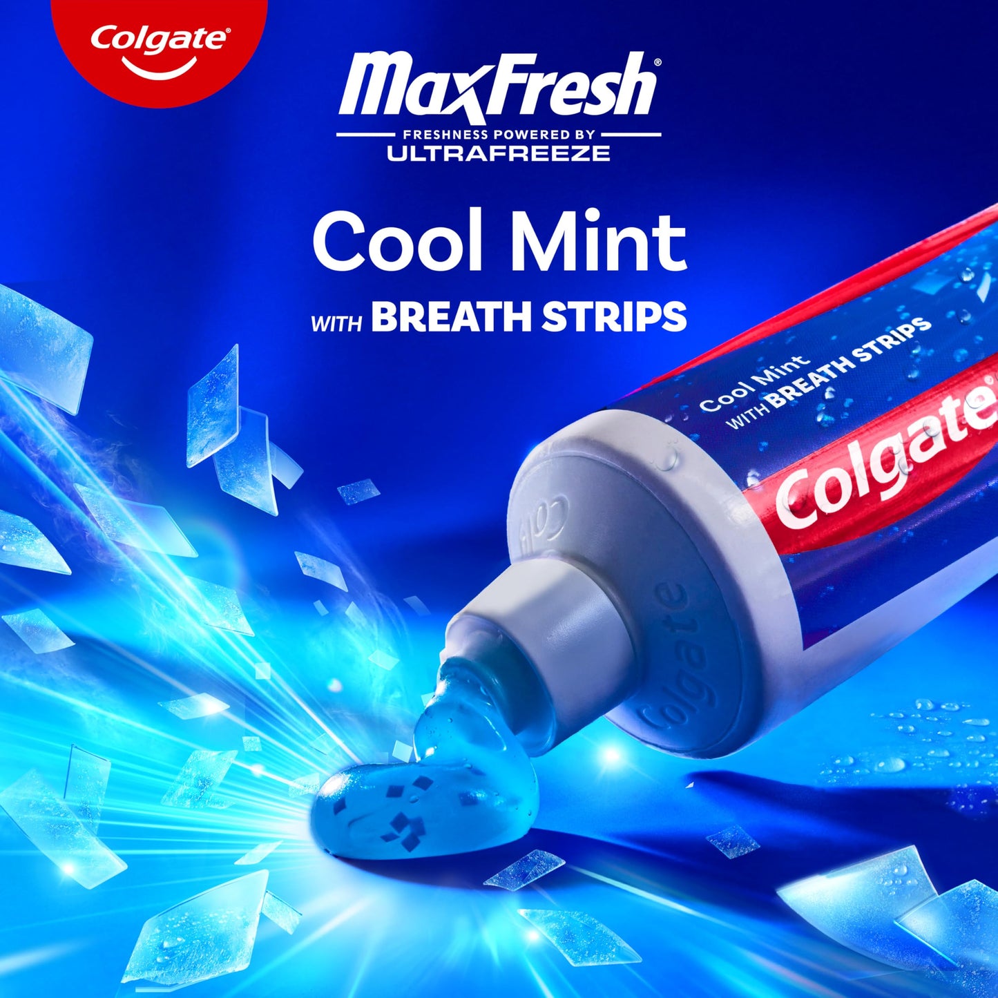 Colgate Max Fresh Travel Size Toothpaste with Breath Strips – Cool Mint (24 Pack)