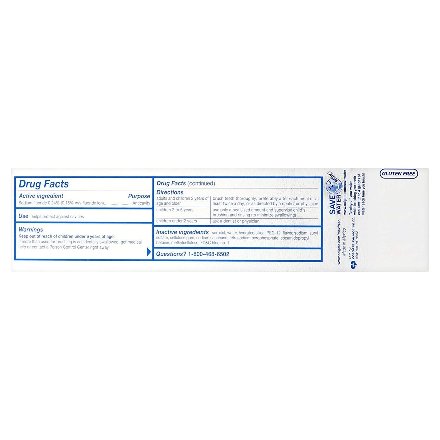 Colgate MaxFresh KnockOut Toothpaste - Odor Neutralizing Technology, 6 oz per Tube, Pack of 3