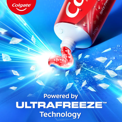 Colgate MaxFresh Red Gel Toothpaste 2x150g Combo Pack – Spicy Fresh