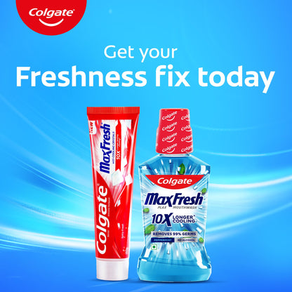 Colgate MaxFresh Red Gel Toothpaste 2x150g Combo Pack – Spicy Fresh