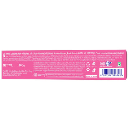 Colgate MaxFresh Watermelon Blast Gel Toothpaste – Ultrafreeze, Cooling Crystals, 100g | Vegan & Gluten-Free
