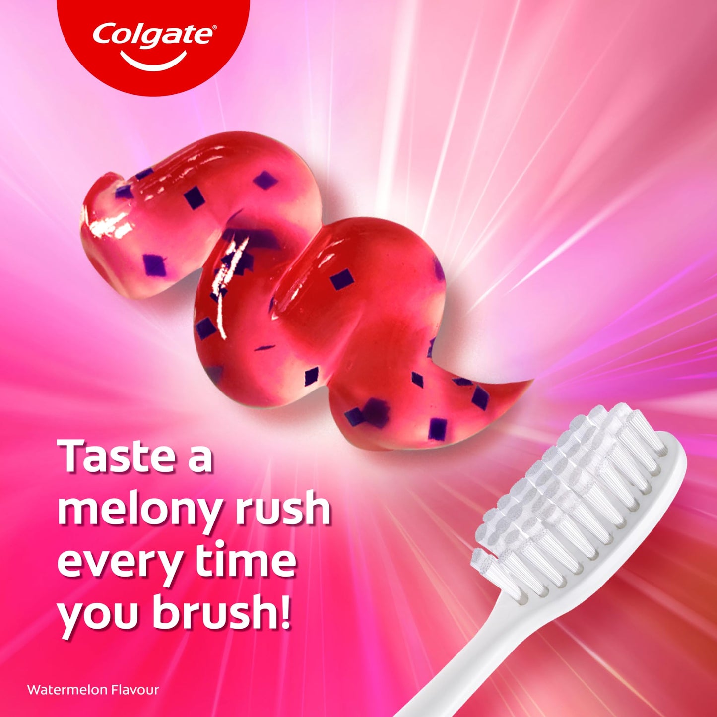 Colgate MaxFresh Watermelon Blast Gel Toothpaste – Ultrafreeze, Cooling Crystals, 100g | Vegan & Gluten-Free