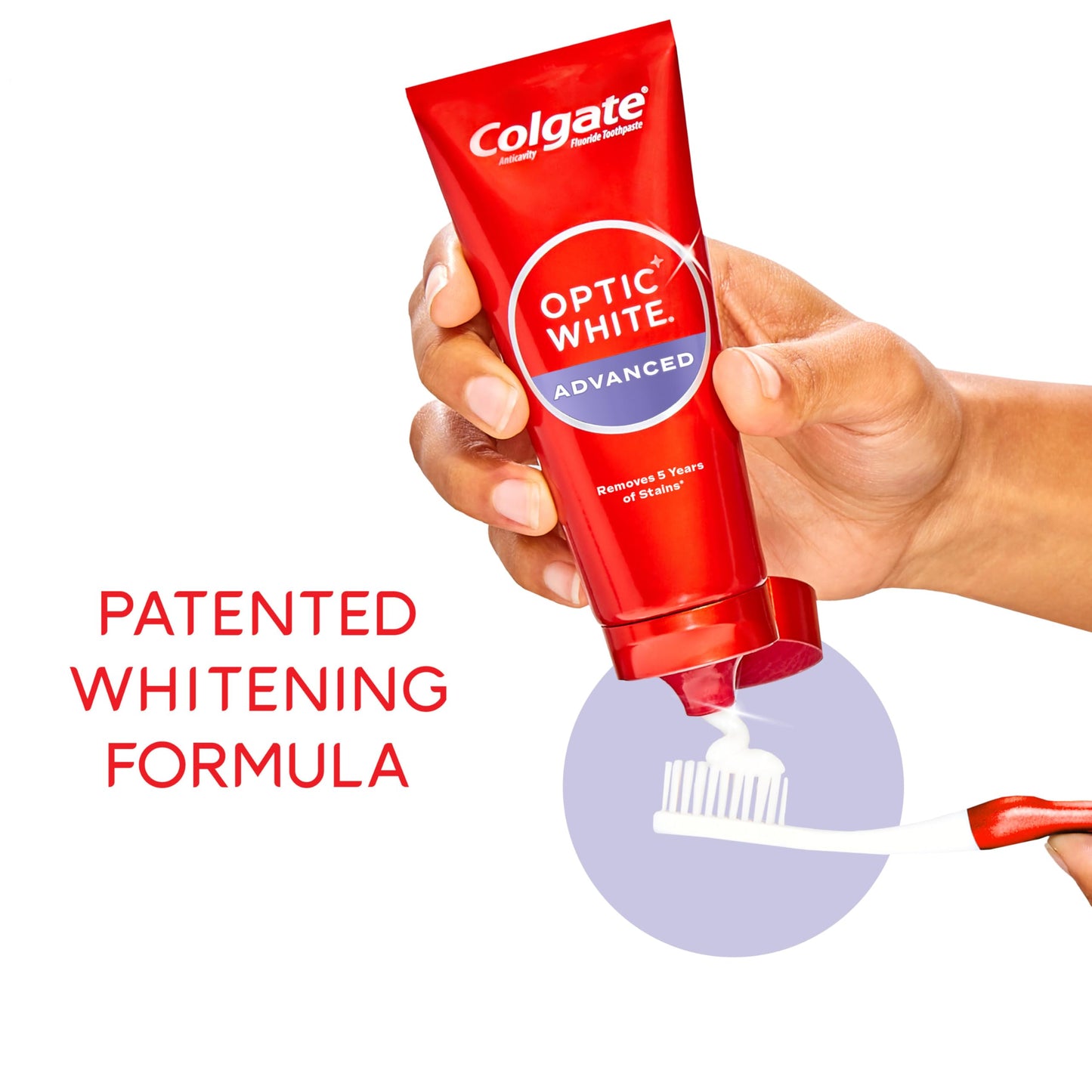 Colgate Optic White Advanced Hydrogen Peroxide Toothpaste Pack - 2x4.5 oz