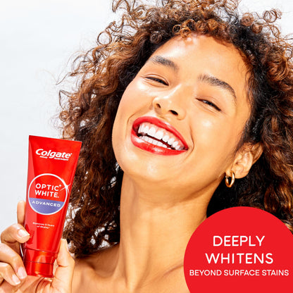 Colgate Optic White Advanced Hydrogen Peroxide Toothpaste Pack - 2x4.5 oz