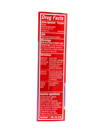 Colgate Optic White Advanced Toothpaste – Removes 5 Years of Stains, 0.75 oz (24 g) – Pack of 12