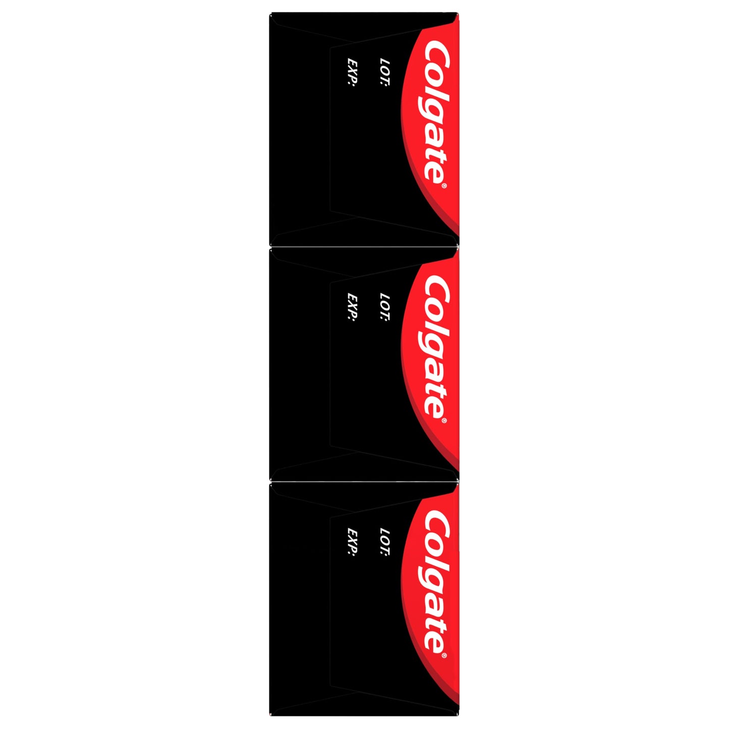 Colgate Optic White Charcoal Toothpaste, 3 Pack, Cool Mint - Enamel-Safe