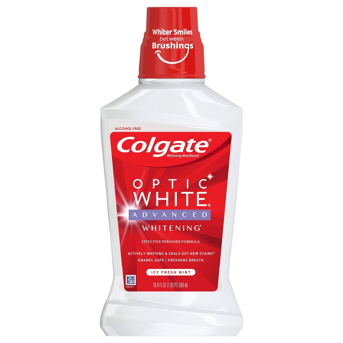 Colgate Optic White Whitening Mouthwash – Fresh Mint, 473 mL (16 fl oz)