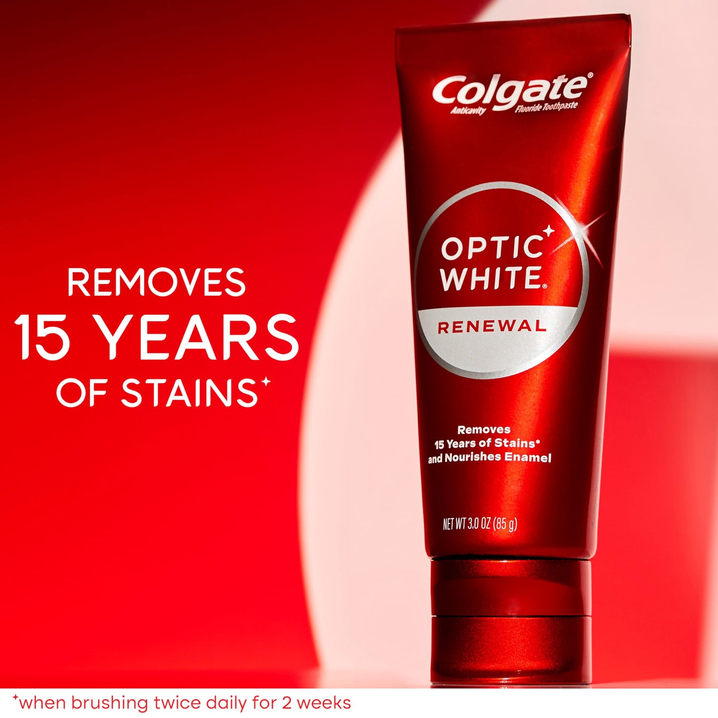 Colgate Optic White Renewal 3-Pack Toothpaste – Whitening, 3.0 oz