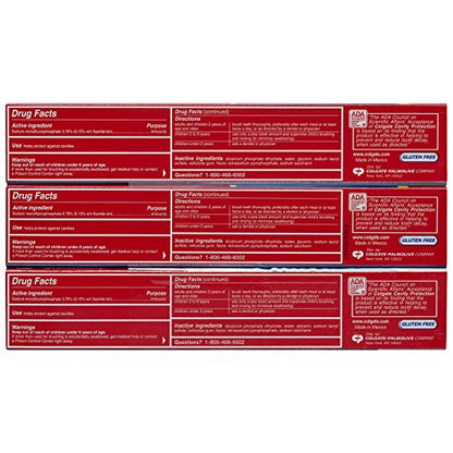 Colgate-Palmolive CDC SPR 8.0Z 3 Count – Cavity Protection Toothpaste