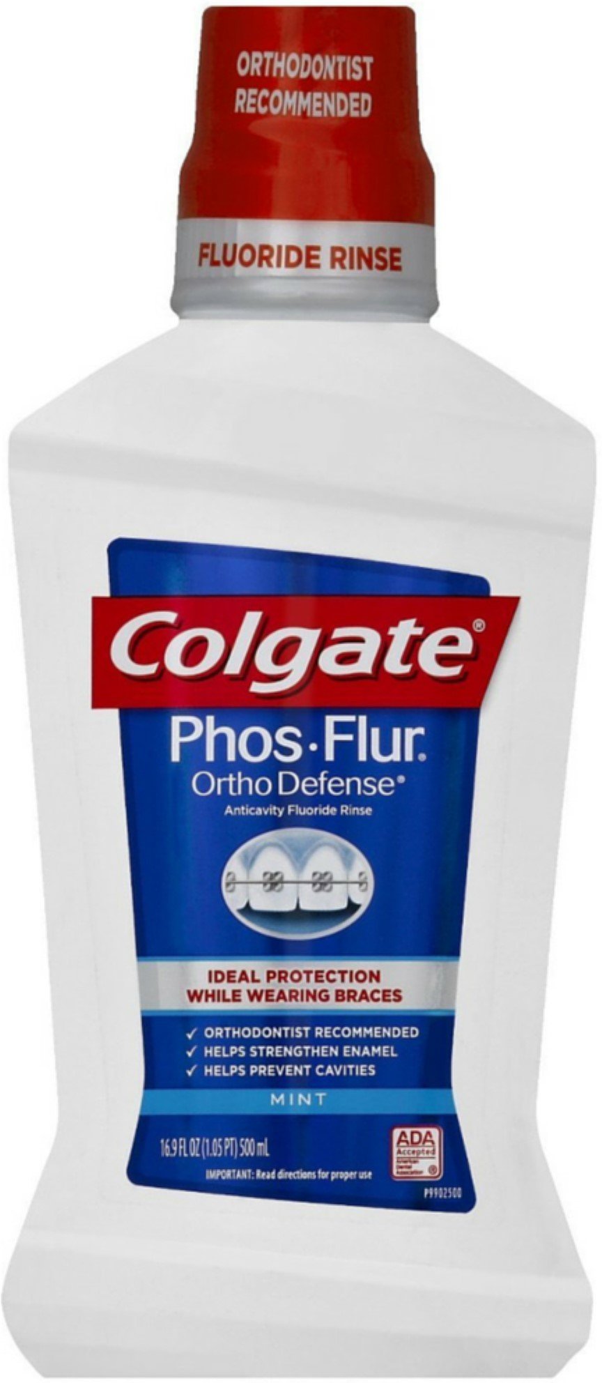Colgate Phos-Flur Anti-Cavity Rinse Mint 16 oz - Pack of 6