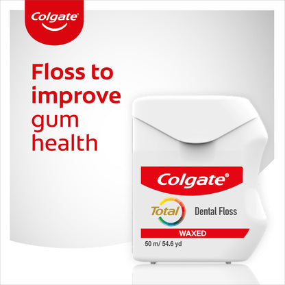 Colgate Pro Gum Health Interdental Floss 25m – Waxed, Reduces Plaque & Improves Gum Health