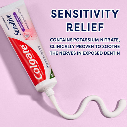 Colgate Sensitive Toothpaste with Whitening – Prevent & Repair, 6 oz, 3 Pack