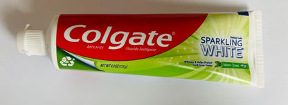 Colgate Sparkling White Whitening Toothpaste, Mint - 4 oz (6 Pack)
