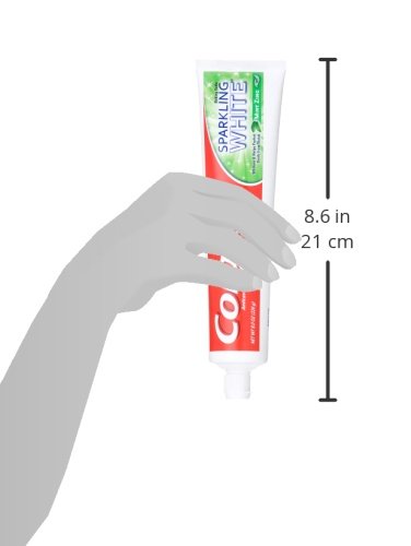 Colgate Sparkling White Whitening Toothpaste, Mint - 8 oz (6 Pack)