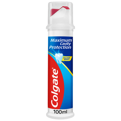 Colgate Toothpaste 100ml Pump - Cavity Protection and Mint Flavor