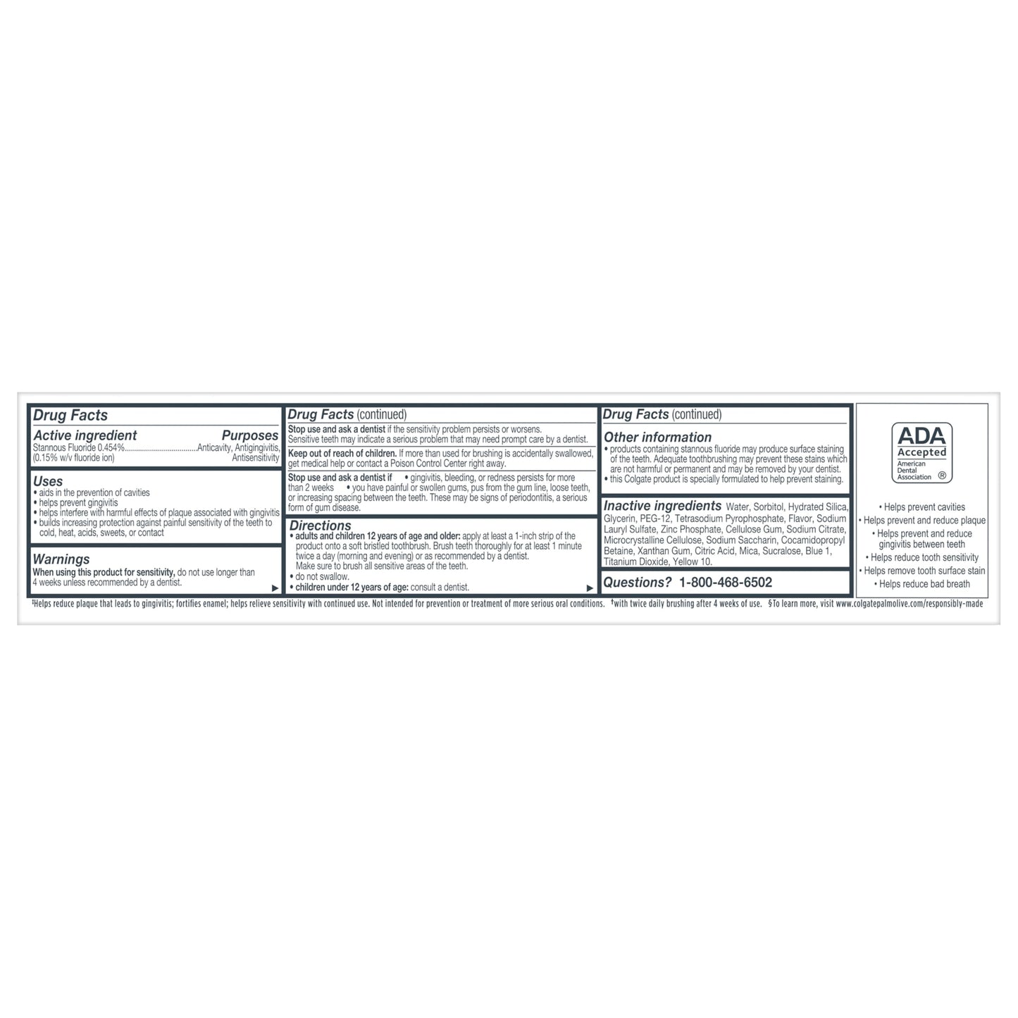 Colgate Total Whitening + Fresh Boost Toothpaste Gel - 5.1 oz | 10 Benefits