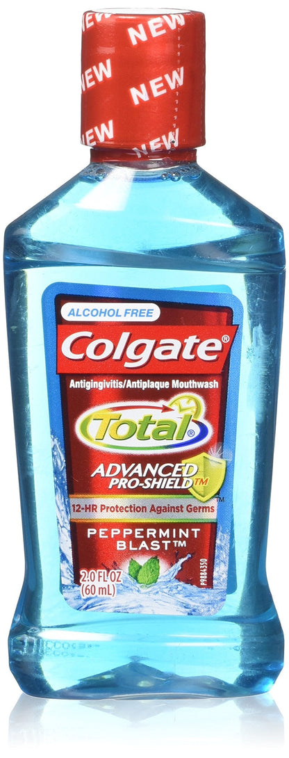 Colgate Total Advanced Pro-Sheild Mouthwash Peppermint Blast – 2 oz (Pack of 3)