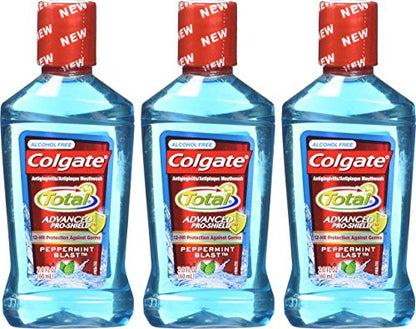 Colgate Total Advanced Pro-Sheild Mouthwash Peppermint Blast – 2 oz (Pack of 3)