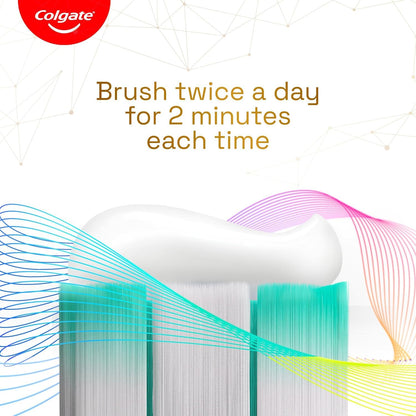 Colgate Total Charcoal Toothpaste Saver Pack – 2x150 g/5.2 oz – Anti-Cavity, Plaque Control + 2 Free Toothbrushes