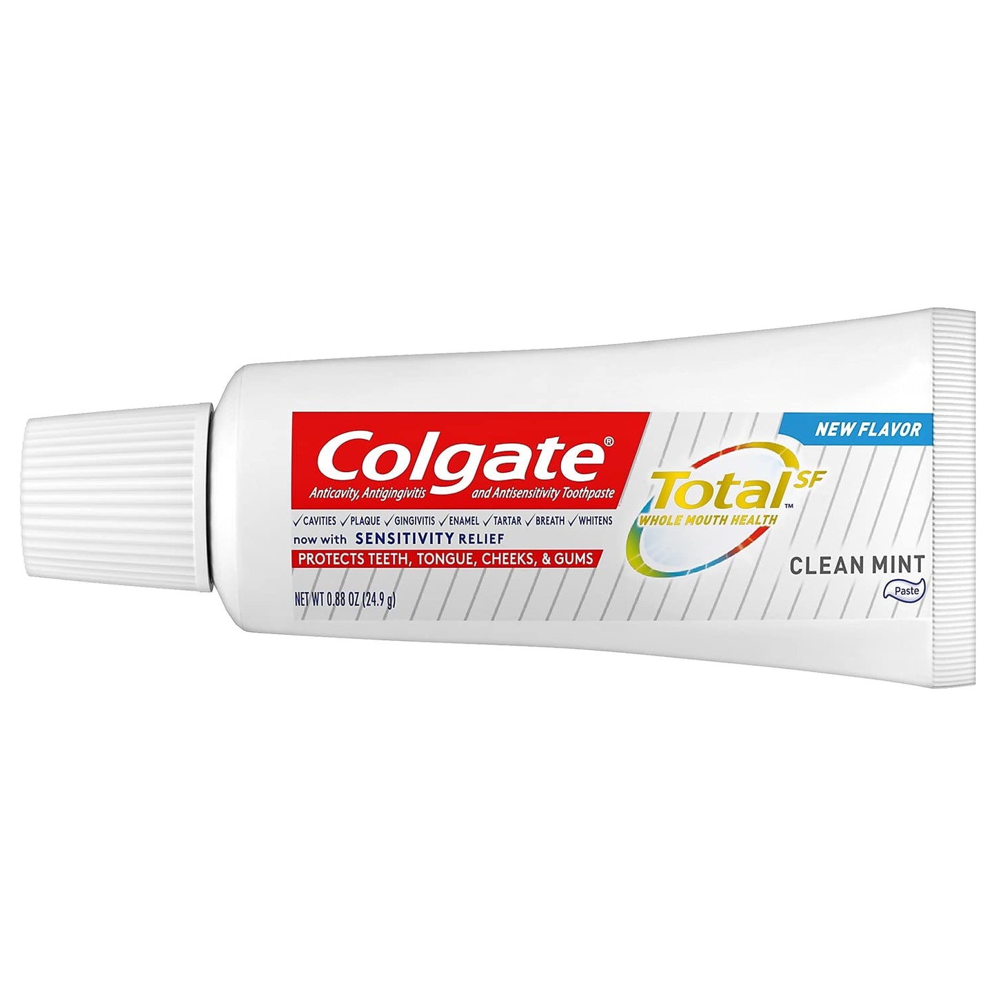 Colgate Total Clean Mint Toothpaste 0.88 oz | Prevents Cavities & Gingivitis
