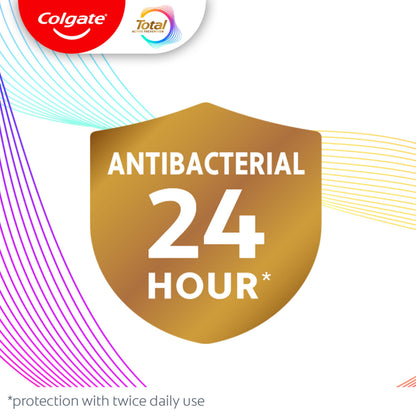Colgate Total Alcohol Free Mouthwash – Peppermint, 1.0 L | No Alcohol, Gingivitis & Plaque Protection