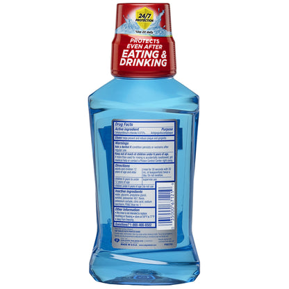 Colgate Total Pro-Shield Mouthwash – Peppermint, 8.4 oz | 12-Hour Germ Protection