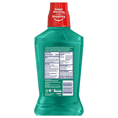Colgate Total Pro-Shield Alcohol-Free Mouthwash, Spearmint - 500 mL (16.9 fl oz)