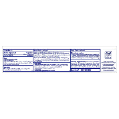 Colgate Total Teeth Whitening Toothpaste 4 Pack (4 x 4.8 oz) | 10 Benefits, Sensitivity Relief, Mint