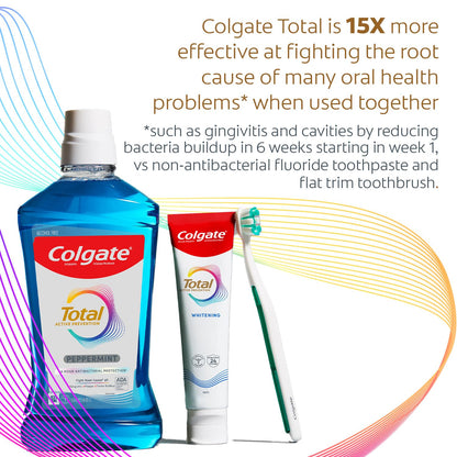 Colgate Total Whitening Toothpaste 24 Pack – Fresh Breath, Whiter Teeth, Sensitivity Relief