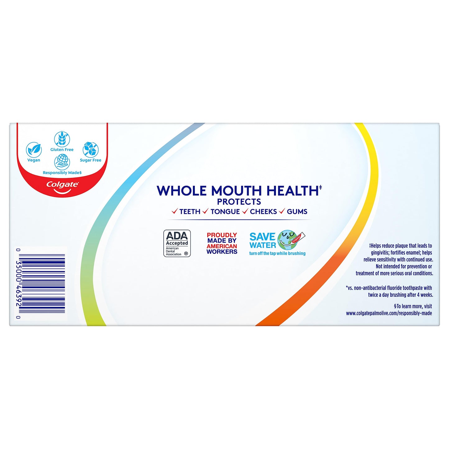 Colgate Total Whitening Toothpaste – 4.8 oz, 2 Count